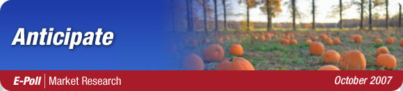 E-Poll | Market Research, October 2007 Newsletter